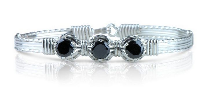 Dark Night Bracelet - Black Cubic Zirconia