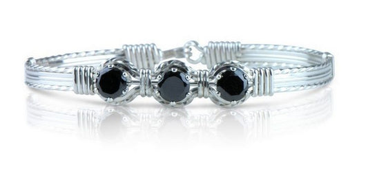 Dark Night Bracelet - Black Cubic Zirconia