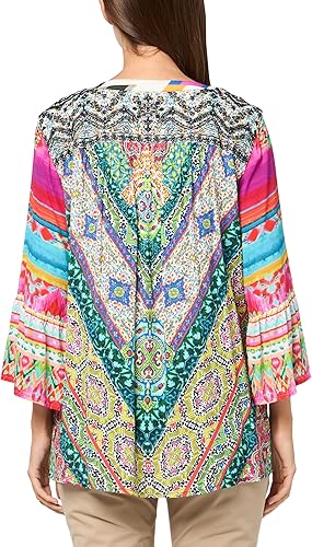 Indigo Stitch Blouse