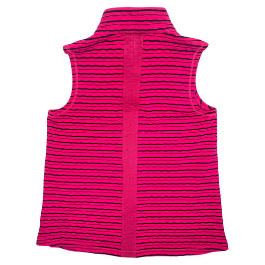 Pink & Black Striped Vest