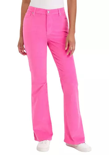 Judy Blue REGINA High Waist Hot Pink Garment Dyed 90's Straight Jeans