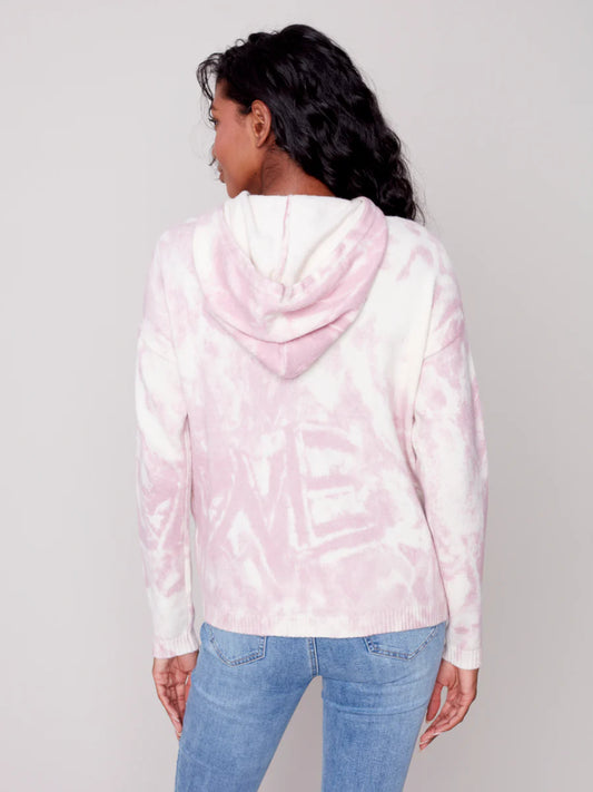 Charlie B Fall Hooded Sweater-Powder