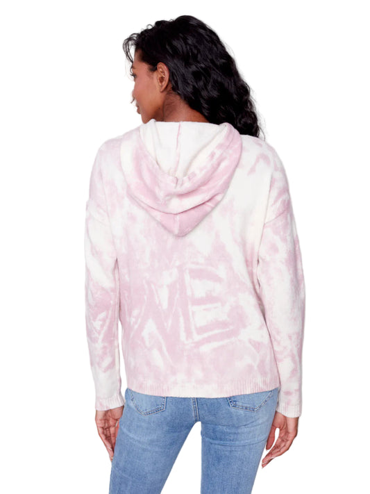 Charlie B Fall Hooded Sweater-Powder