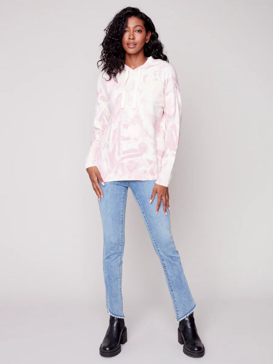 Charlie B Fall Hooded Sweater-Powder