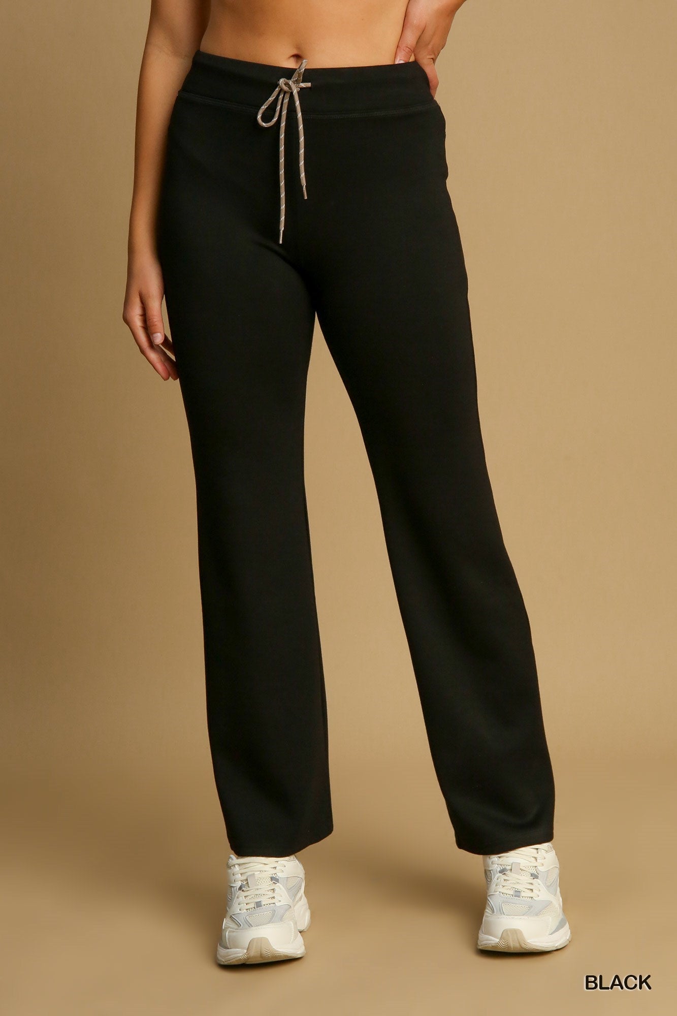 +Luxeknit Cropped Flare Pants