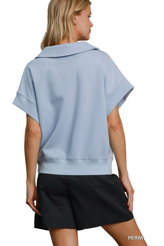 Periwinkle Luxeknit Pullover Top