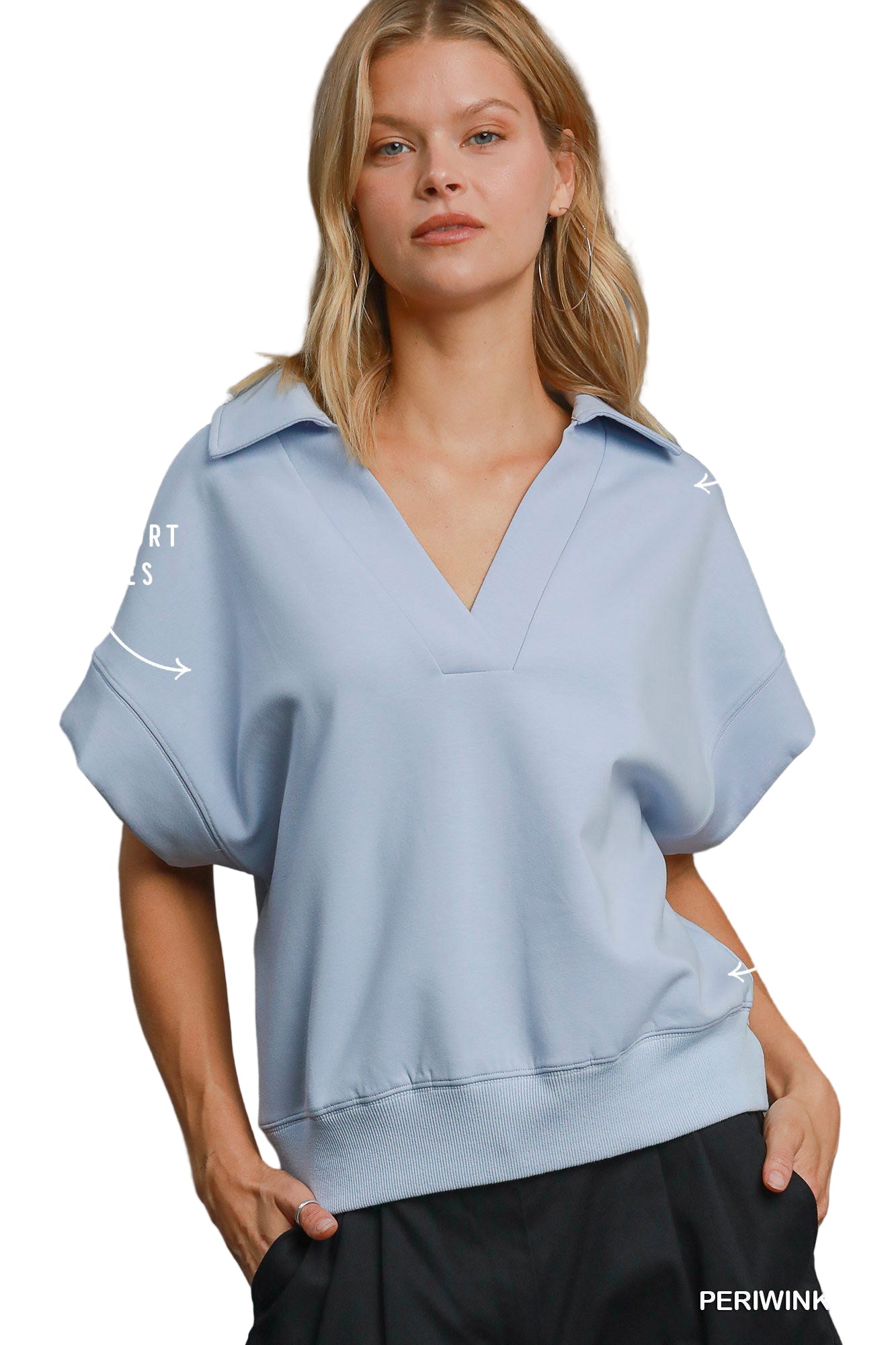 Periwinkle Luxeknit Pullover Top