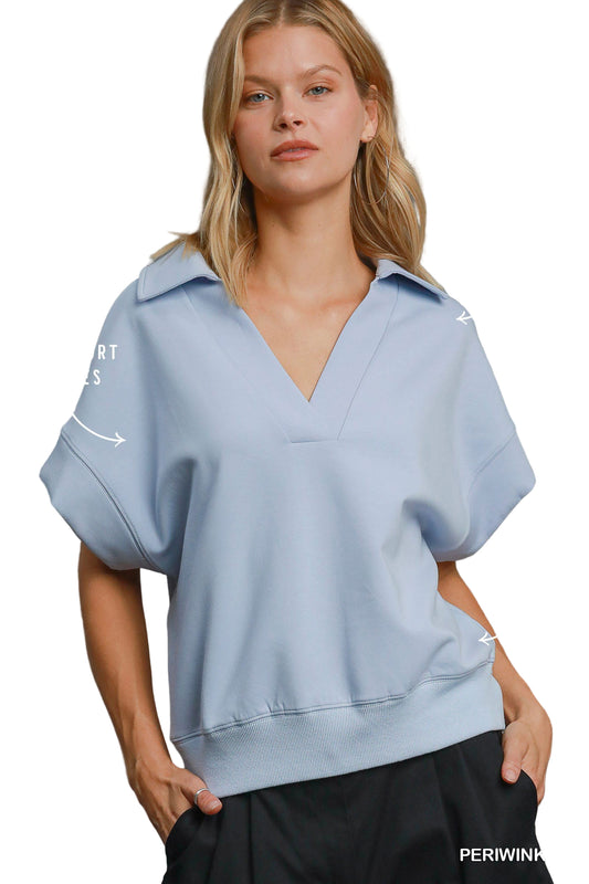 Periwinkle Luxeknit Pullover Top