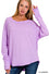 Cotton raglan sleeve thumbhole top