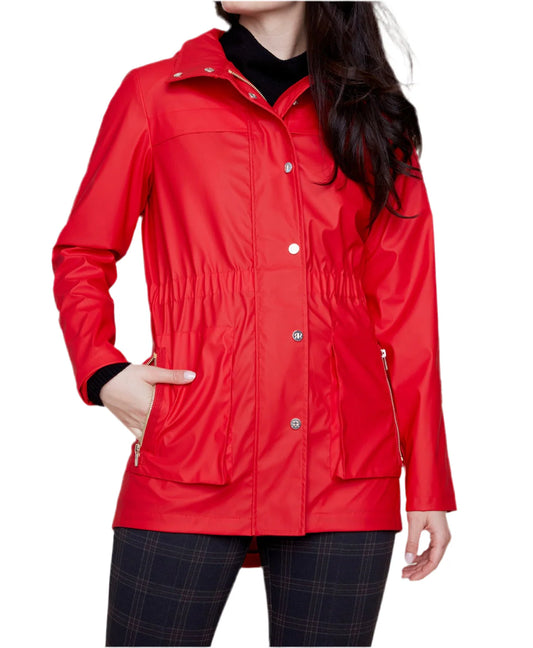 Renuar Berry Red Rain Jacket