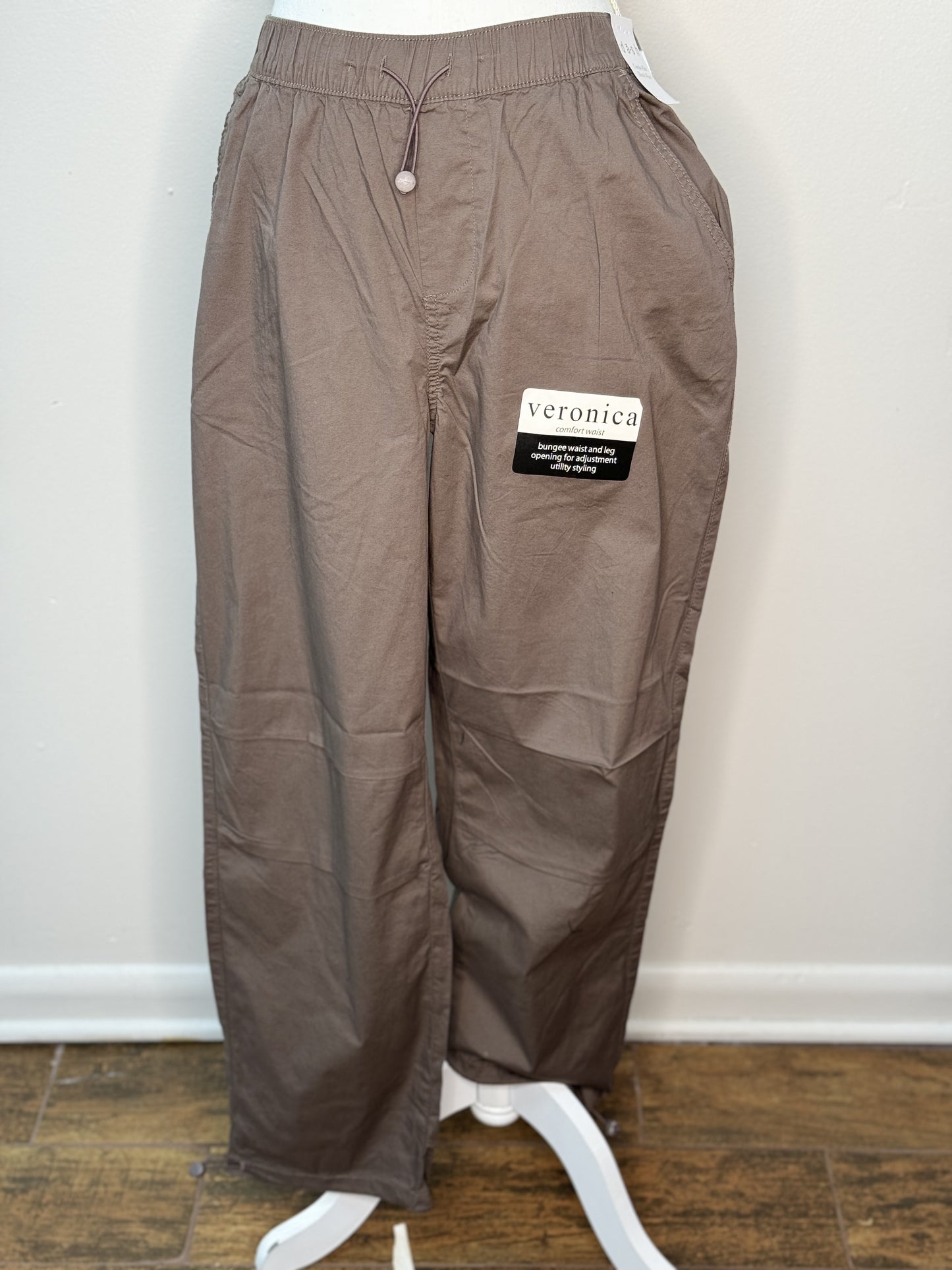 Taupe Veronica Parachute Pant