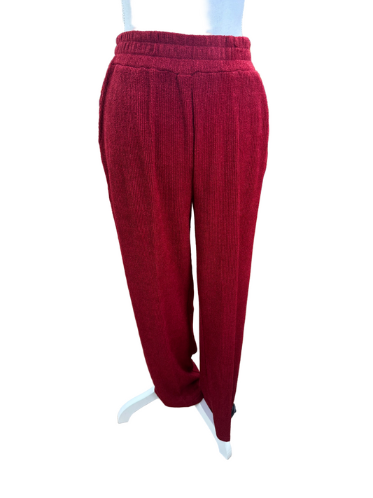 Multiples Knit Pants - Red
