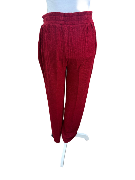 Multiples Knit Pants - Red