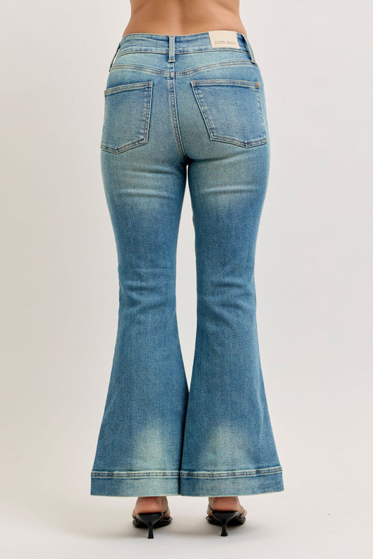 Judy Blue High Waist Vintage Flare Denim Jeans