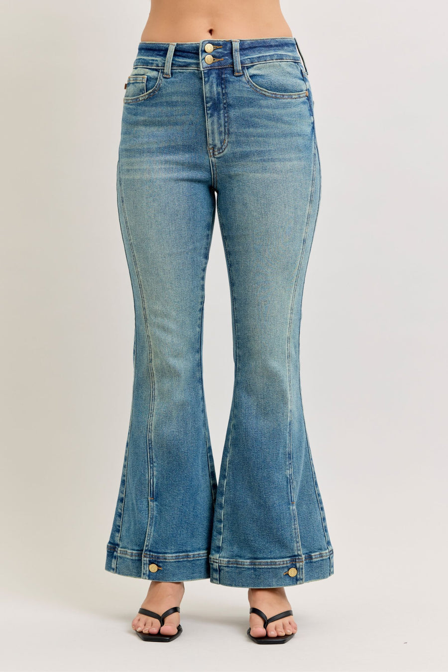 Judy Blue High Waist Vintage Flare Denim Jeans