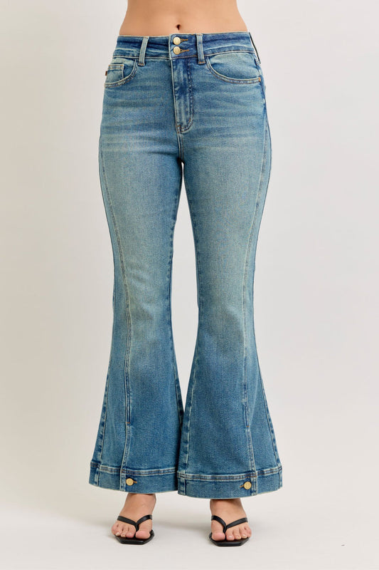 Judy Blue High Waist Vintage Flare Denim Jeans