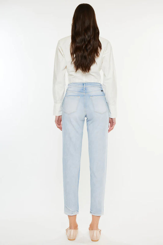 -Bliss High Rise Mom Jeans