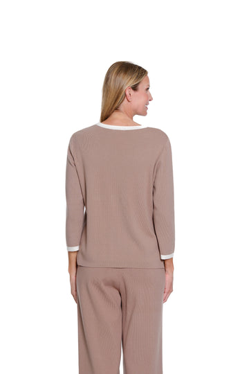 Sandstone Button Knit