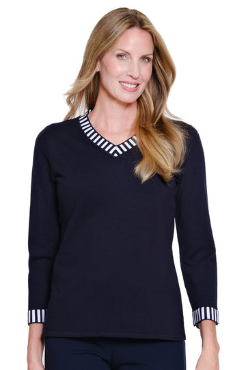 Timeless Contrast Top