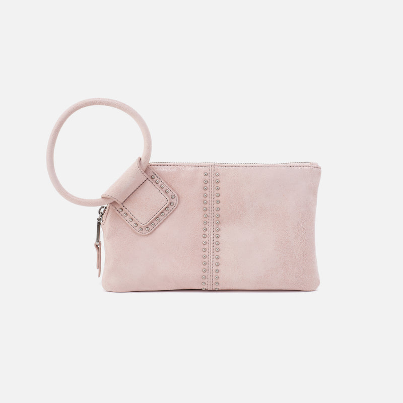 Sable Buffed Leather Wristlet