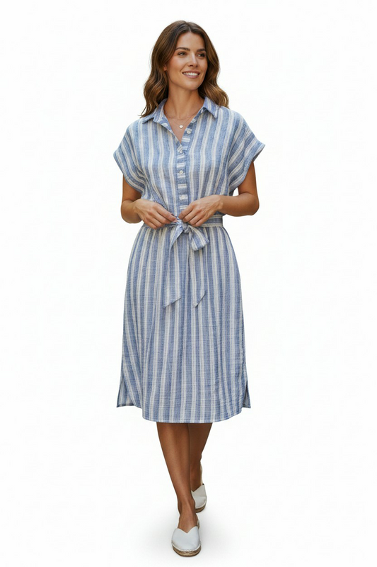 Shoreline Chic Sleeveless Dress