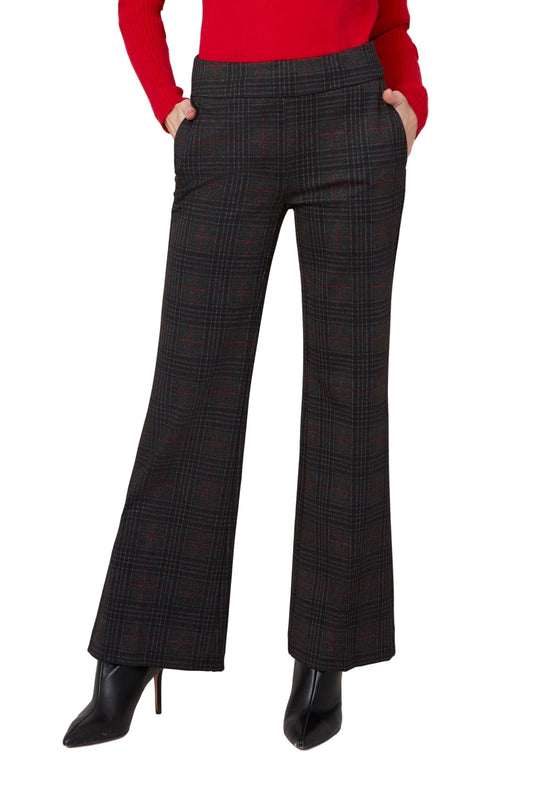 Renuar Pull-On Knit Pant with Flare Leg