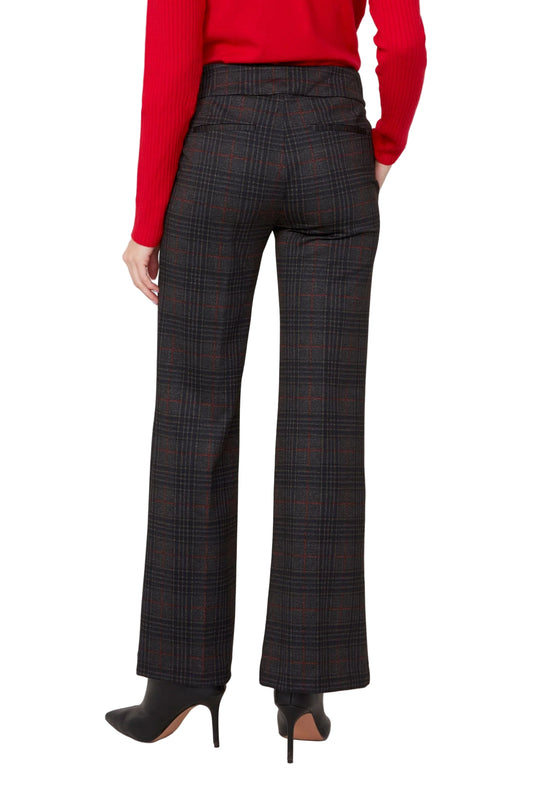 Renuar Pull-On Knit Pant with Flare Leg