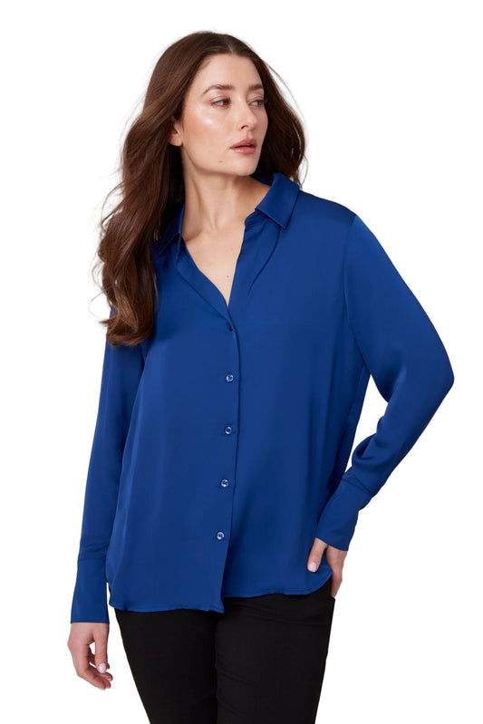 RENUAR BUTTON-UP BLOUSE OXFORD