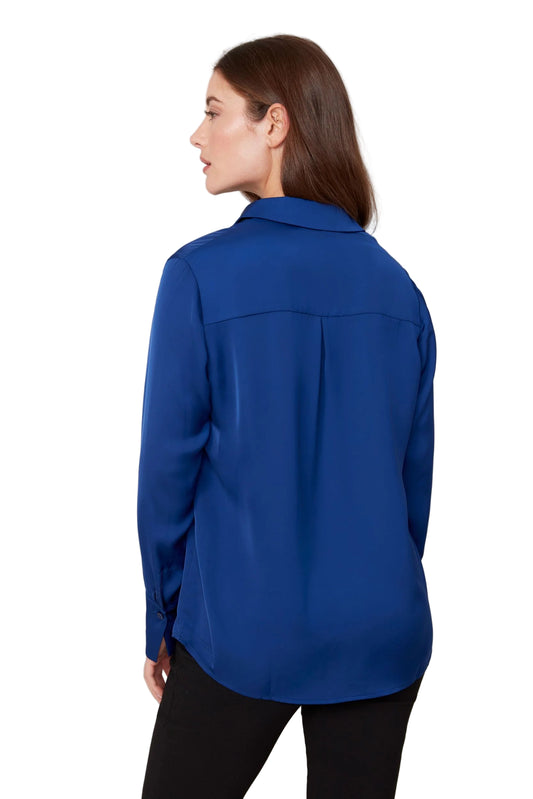 RENUAR BUTTON-UP BLOUSE OXFORD