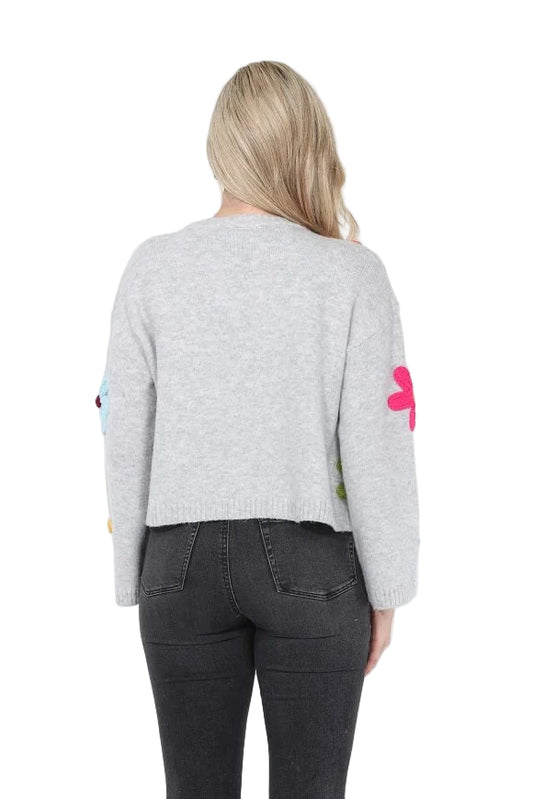 The Marigold Flower Cardigan