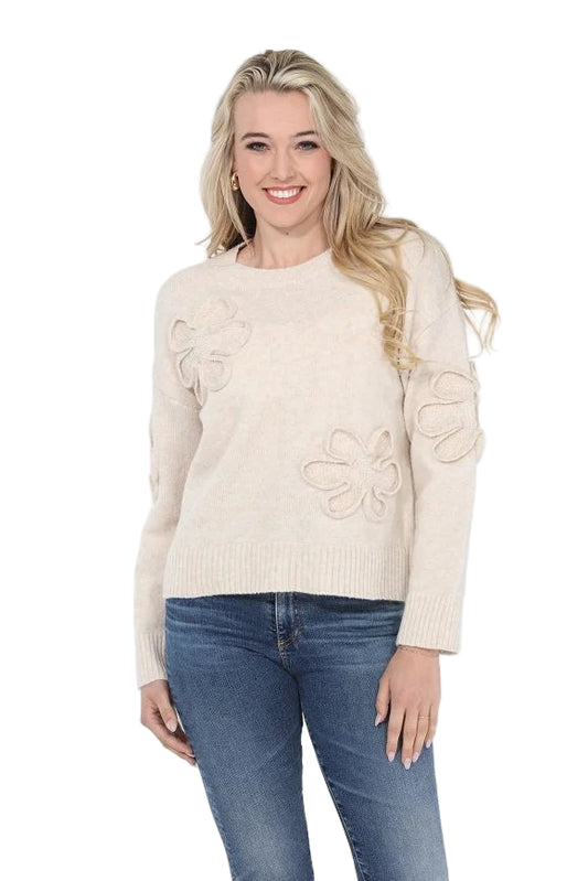 The Evelyn Sweater - Beige