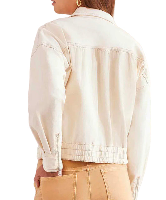 Tribal Casual Jacket With Elastic Waist
