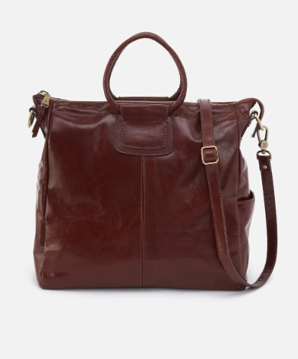 Sheila Large Satchel - Chocolate