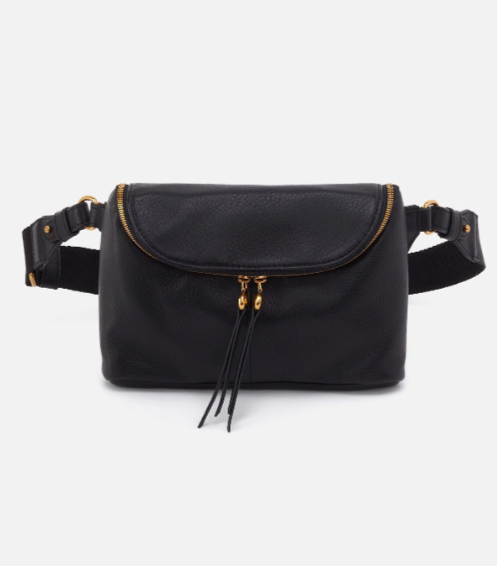 Fern Large Belt Bag - Black