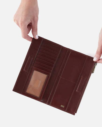 Jill Large Bifold Wallet - Chocolate