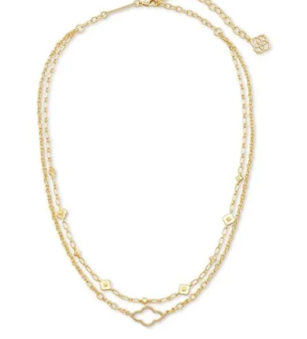 !Kendra Scott Abbie Multi Strand Necklace In Gold