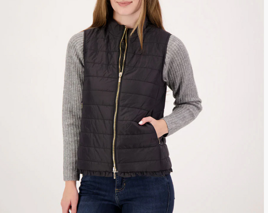 Solid Quilted Vest