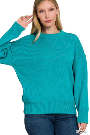 Round neck sweater