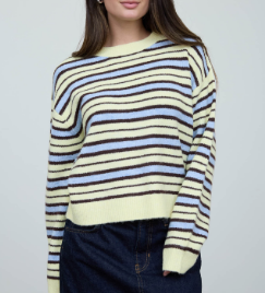 Classic Multi-Stripe Knit Sweater