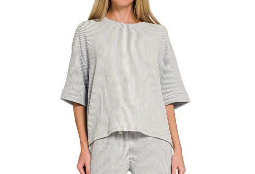 Ribbed Short Sleeve