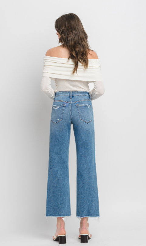 Vervet High Rise Ankle Dad Jeans - Kendall