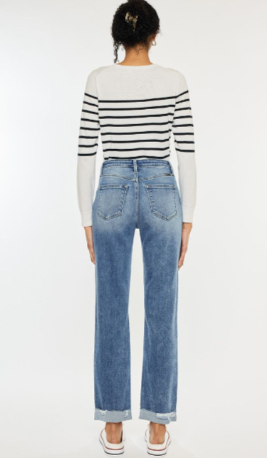 KanCan Kianna High Rise Slim Straight Leg Jeans