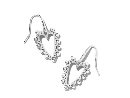 !Beaded Ansley Open Frame Earrings