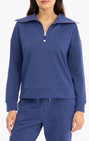 Frency Terry Half Zip Sweatshirt