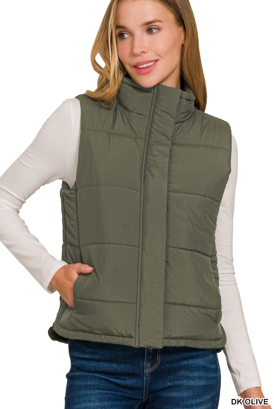 Sleeveless quilted vest