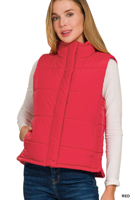 Sleeveless quilted vest