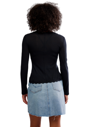 BIG LOVE CARDI - black