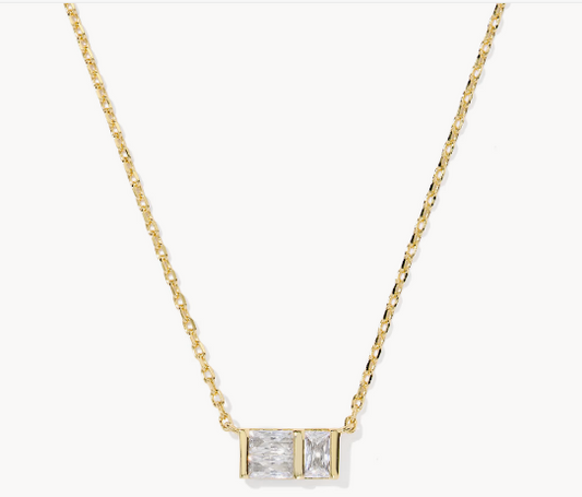 Jamie Gold Short Pendant Necklace