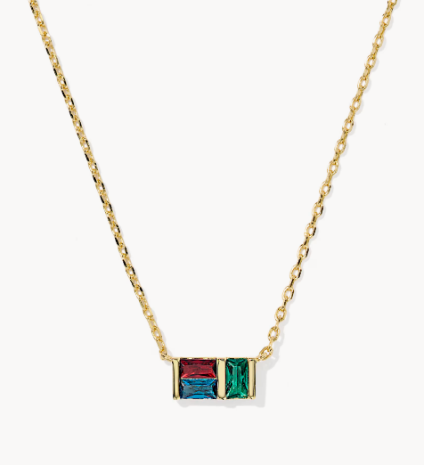 Jamie Gold Short Pendant Necklace