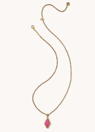 Adeline Vintage Gold Short Pendant Necklace